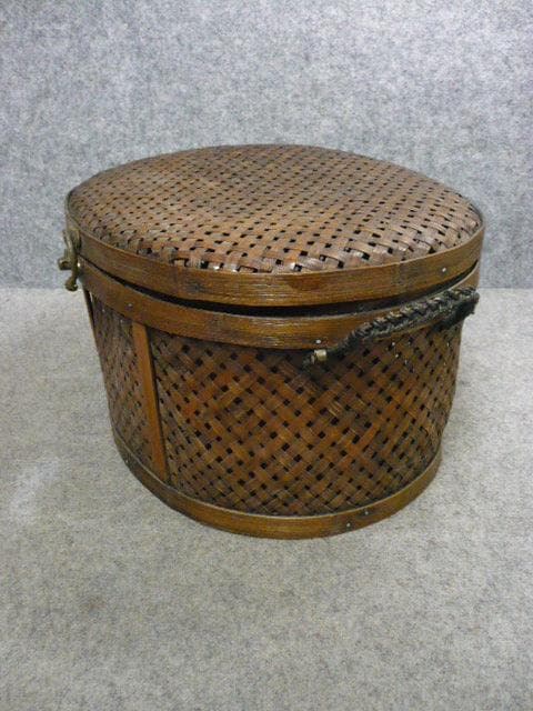 竹製網代籠 [B31599]