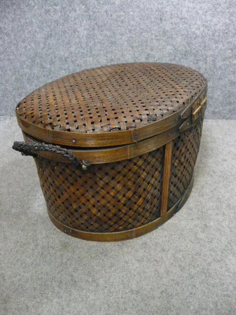 竹製網代籠 [B31599]