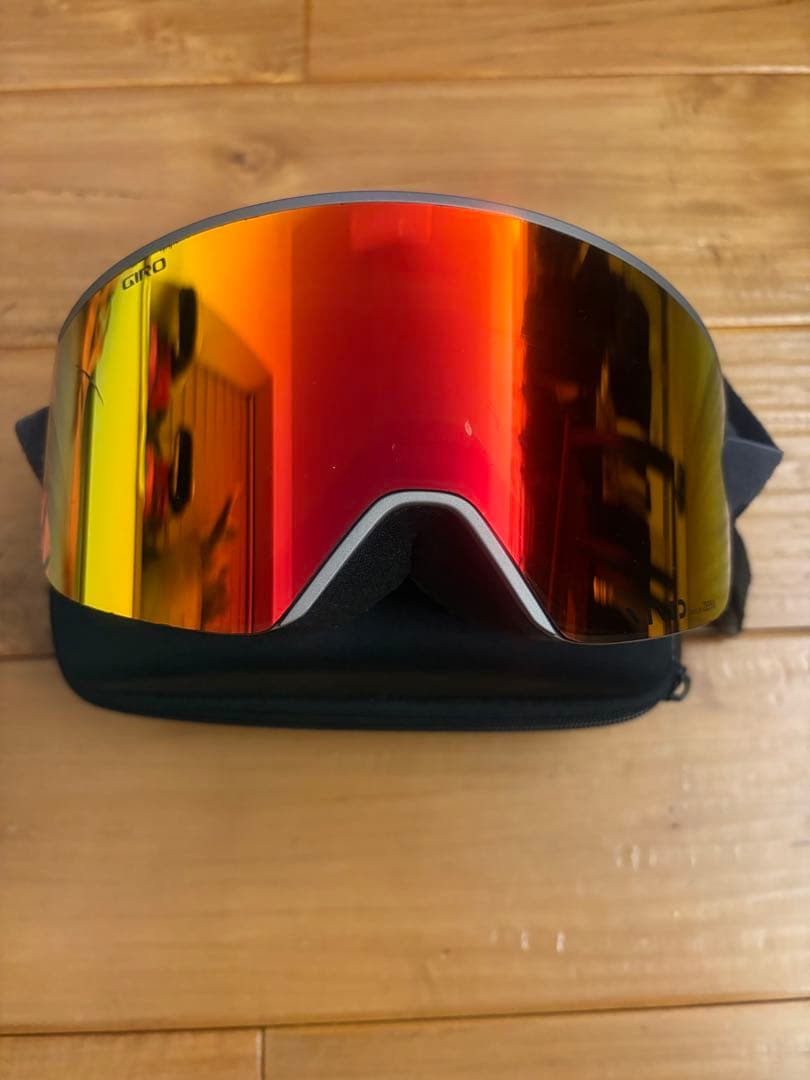 Giro レッドミラーゴーグル ケース付き