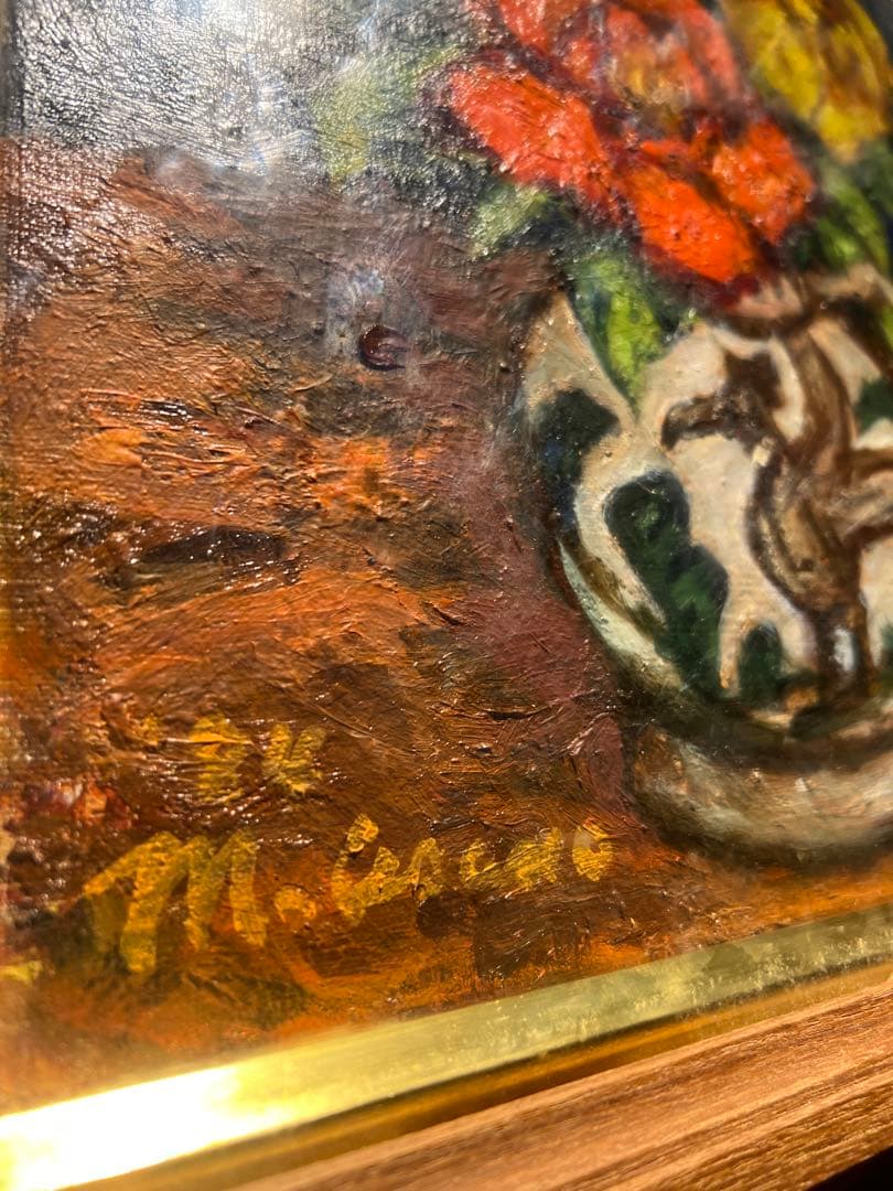 他の方発送×1984 m.asano 【薔薇】肉筆油彩画