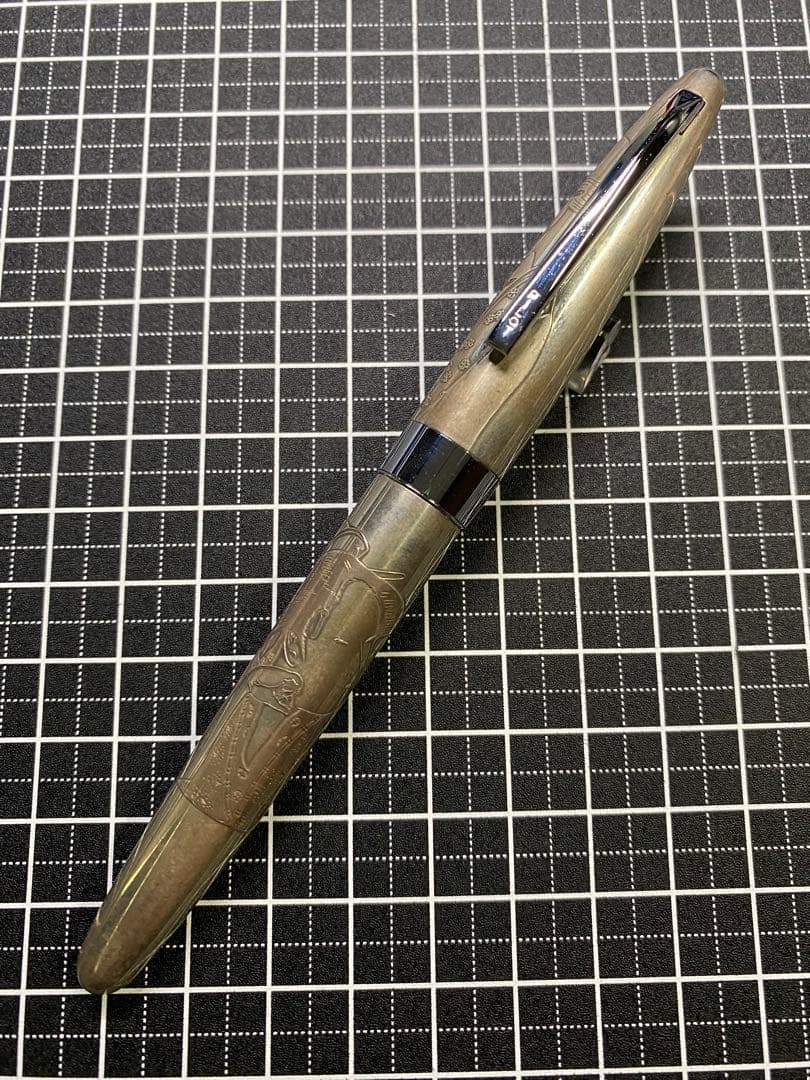PILOT CUSTOM UKIYOE Sterling-Silver 字幅F