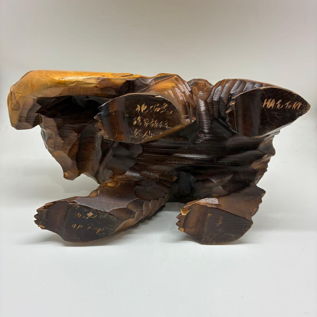 良品　木彫りクマ　彫刻　ヒグマ　北海道　お土産