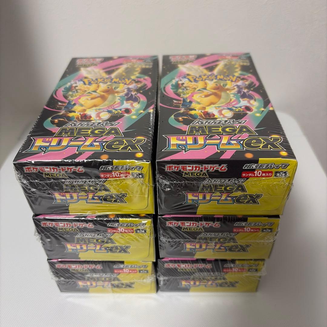 ポケカ MEGAドリームex 6BOX シュリンク付き
