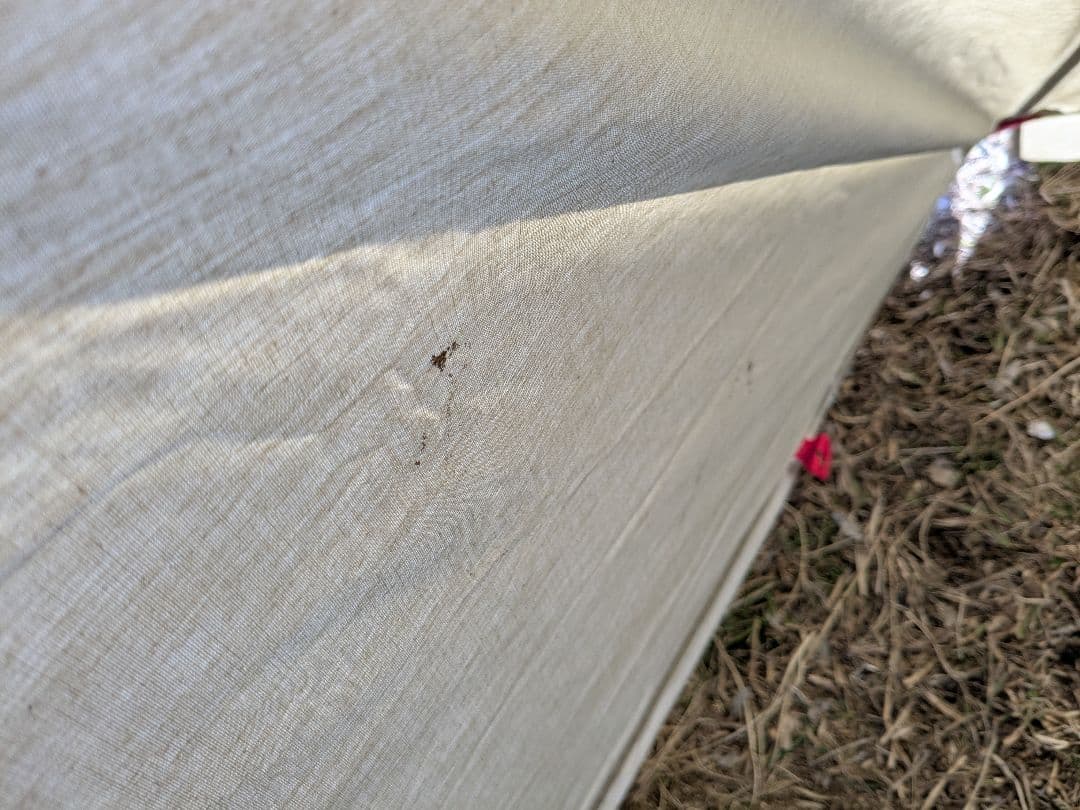 FIELDOOR　フォークテント280 TC プラス　グランドシート＆ポール付き