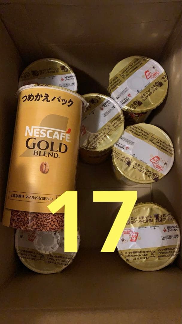 ネスカフェ ゴールドブレンド エコ＆システムパック 95g ❌17個