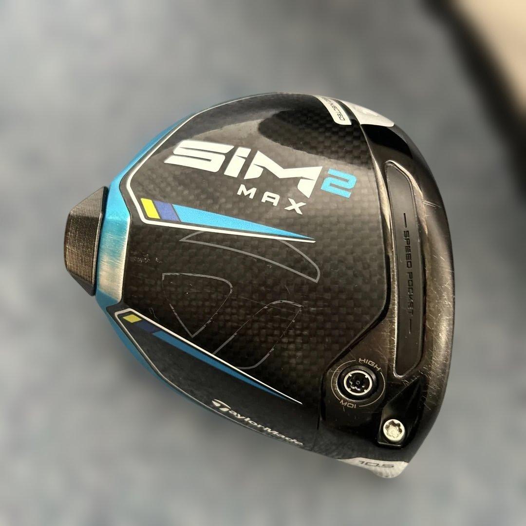 《テーラーメイド》SIM2 MAXドライバーヘッド10.5°＋ヘッドカバー