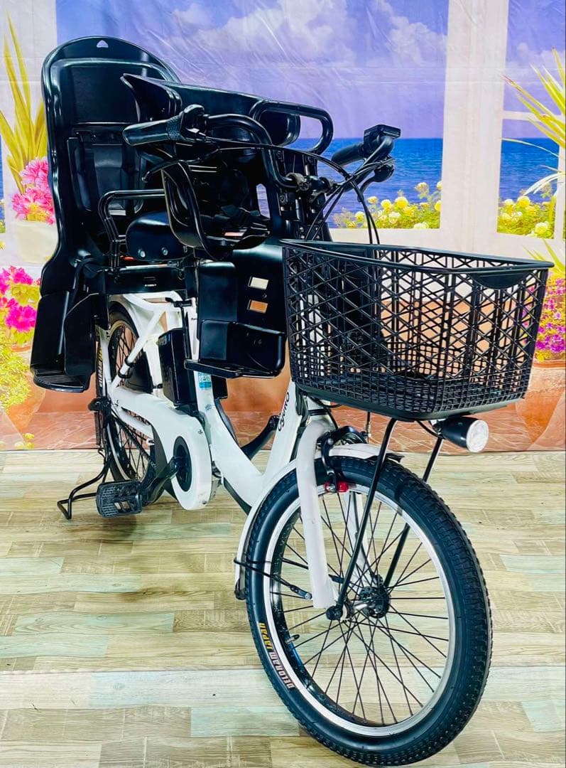 ギュットアニーズ2019年⭐️16AH！子供乗せ電動アシスト自転車Y3244