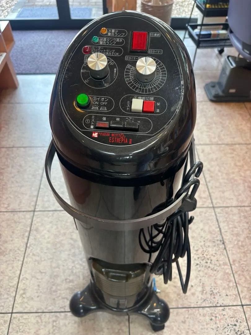 業務用スチーマー　ブラック