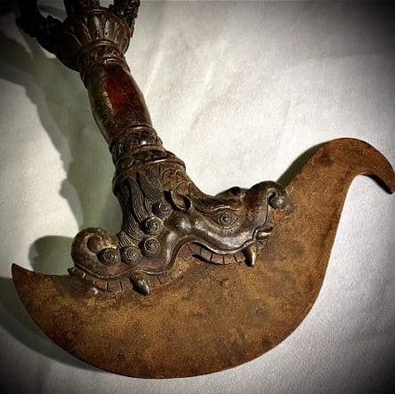 銅器 仏教  金剛杵 古美術 コレクション品 銅製 工芸品 彫刻装飾品置物