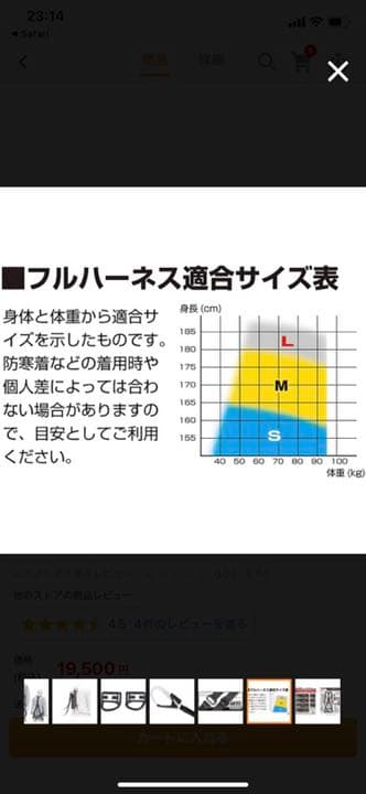 TAJIMA フルハーネス Lサイズ タジマ 新規格