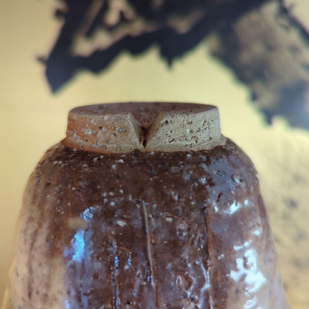 陶芸　茶道具　萩焼　名工　波多野善蔵　割高台汲出碗揃（湯呑み）五客【共箱栞付】