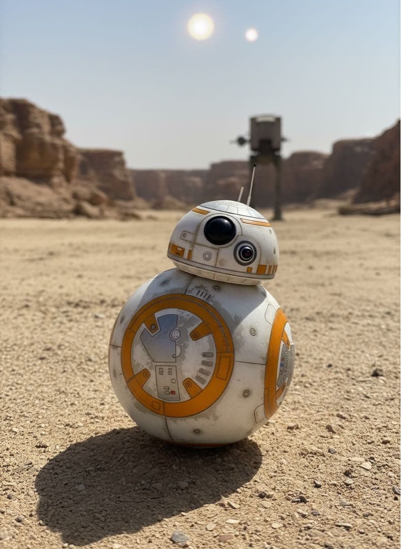 STAR WARS BB-8 ロボット2つ コントローラーとフォースバンド付き