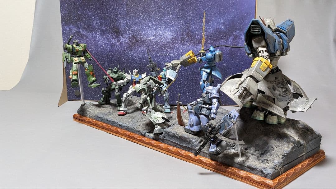 B*f様 ジオラマ　ガンプラ