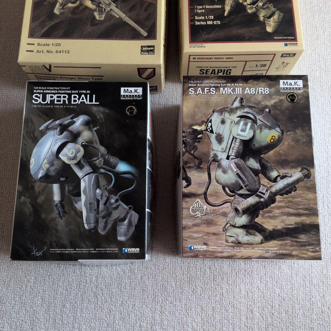 【未使用】Ma.K マシーネンクリーガー プラモデル まとめ売り 4点