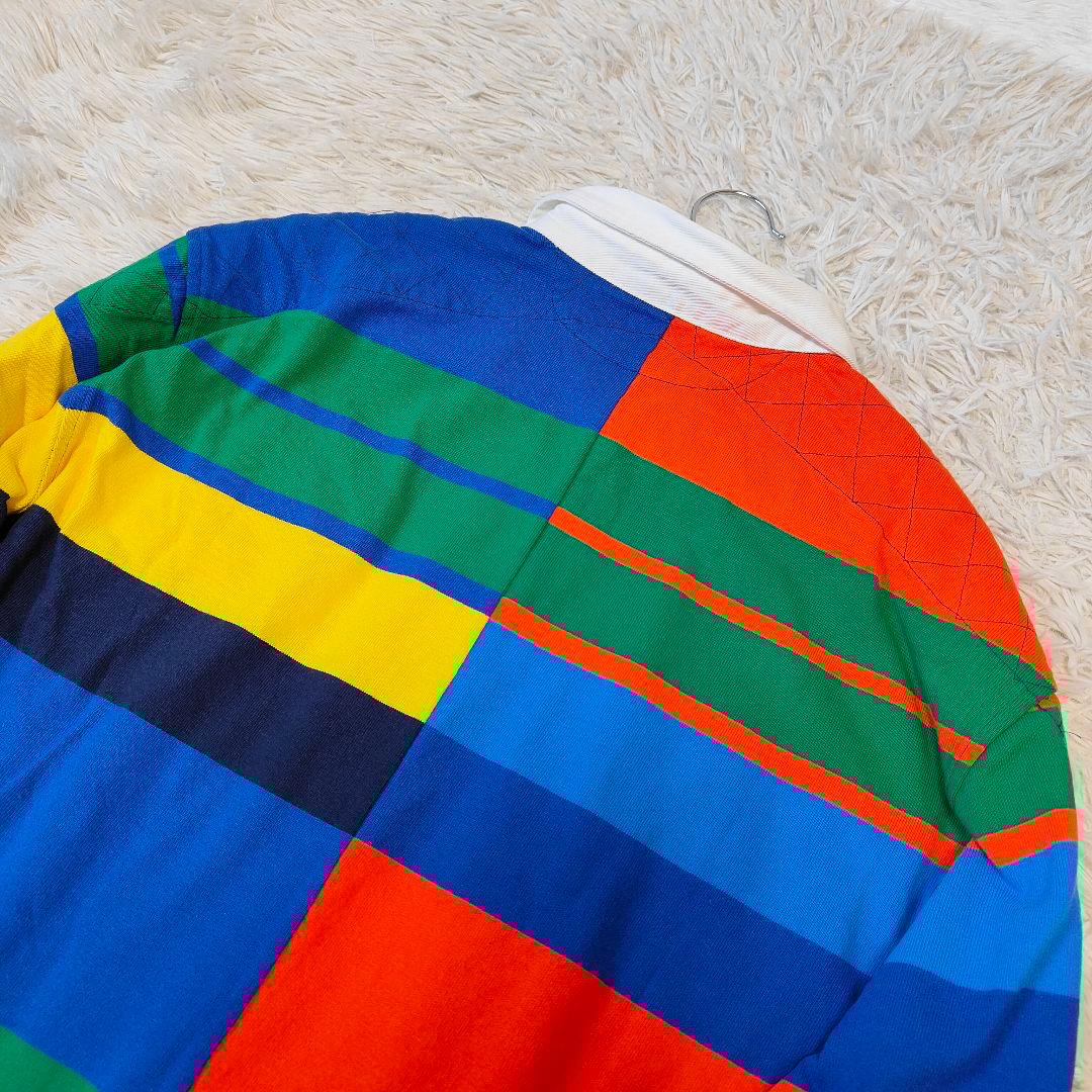 未使用級 XL　ポロラルフローレン　ラグビー ジャージ　特大　マルチボーダー