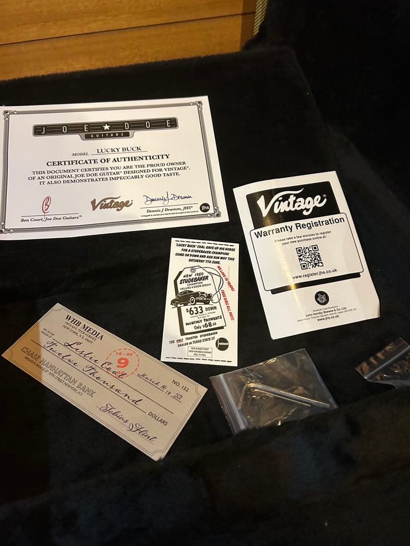 最終価格レア　Joe Doe Guitars Lucky Buck JDV001