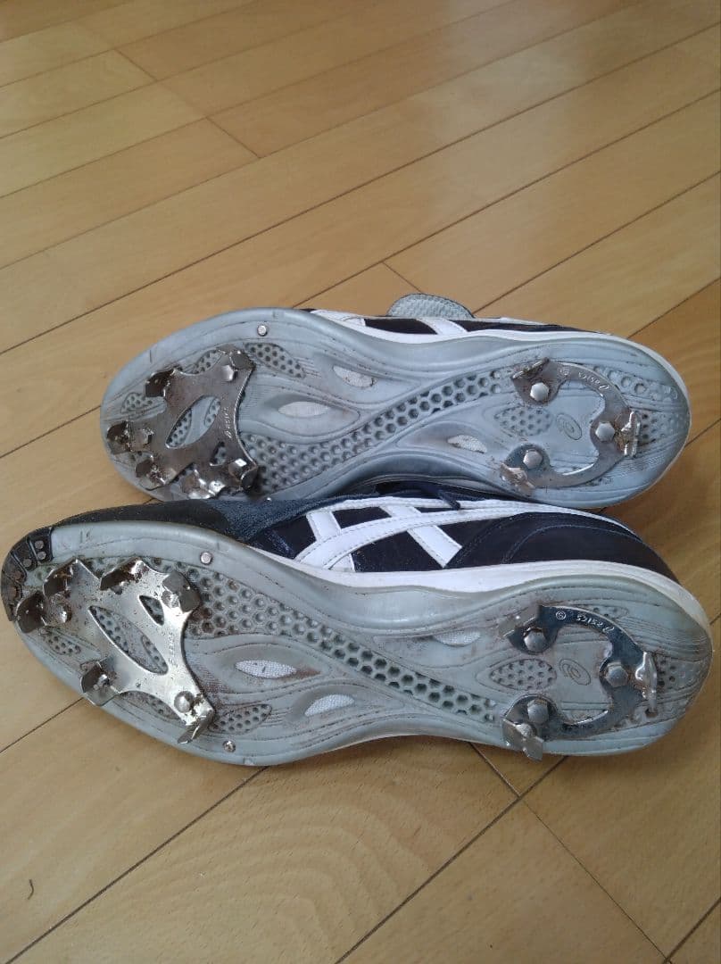 オリックス　岸田 護 実使用　スパイク 26.5cm ネイビー　♯18