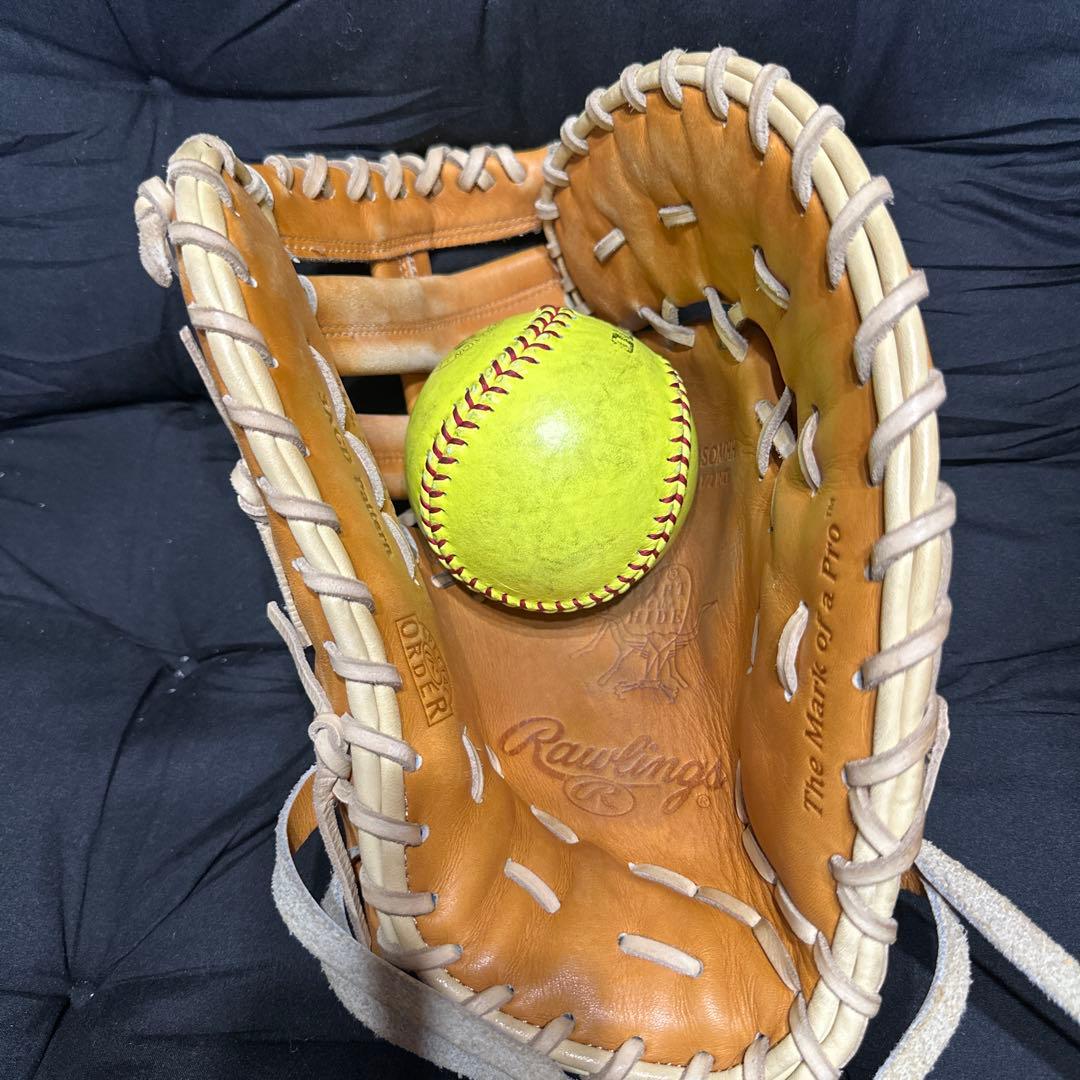 値下げ不可【中古】ローリングス　一般軟式オーダーファーストミット(13 1/2)