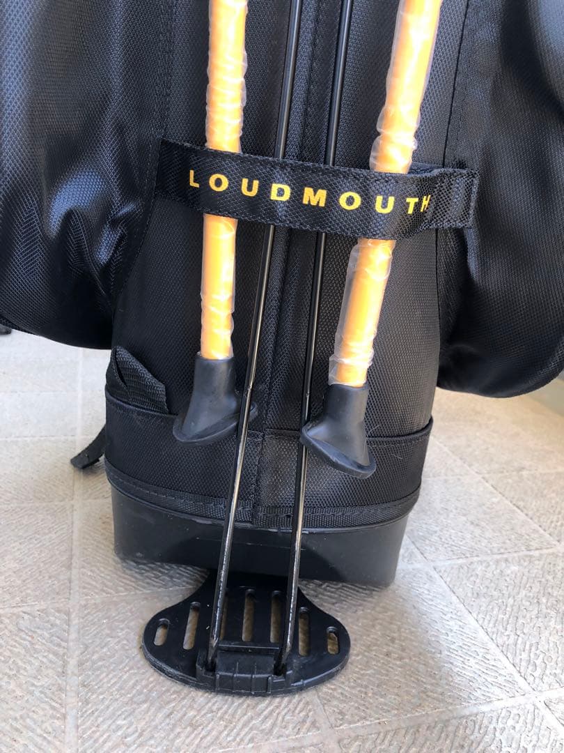 LOUDMOUTH カラフルスカルキャディバッグ