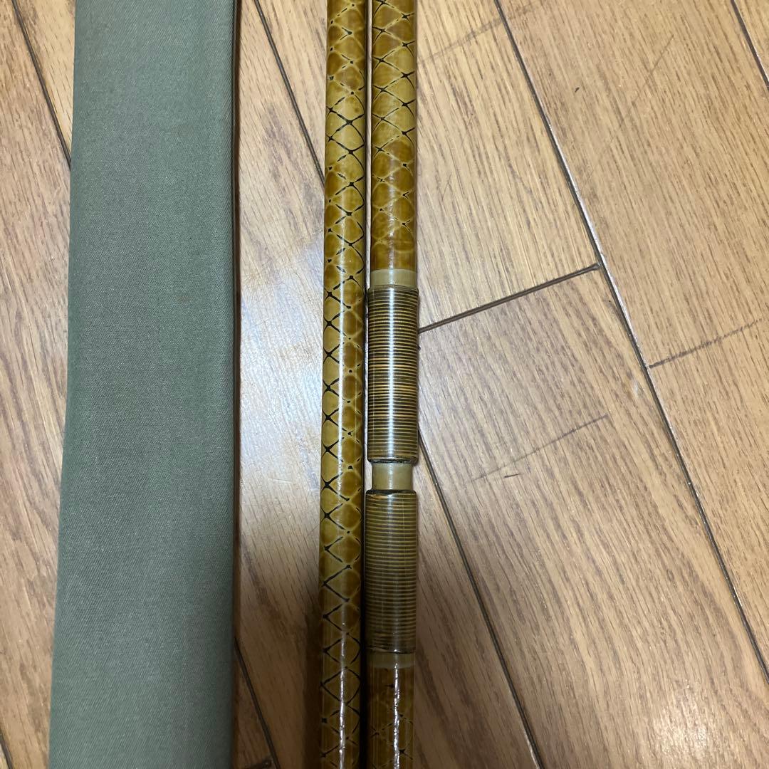 希少　シマノ 朱紋峰 飛ぬけ 竿掛 二本物 2本物 ヘラ竿 へら竿 ヘラブナ竿