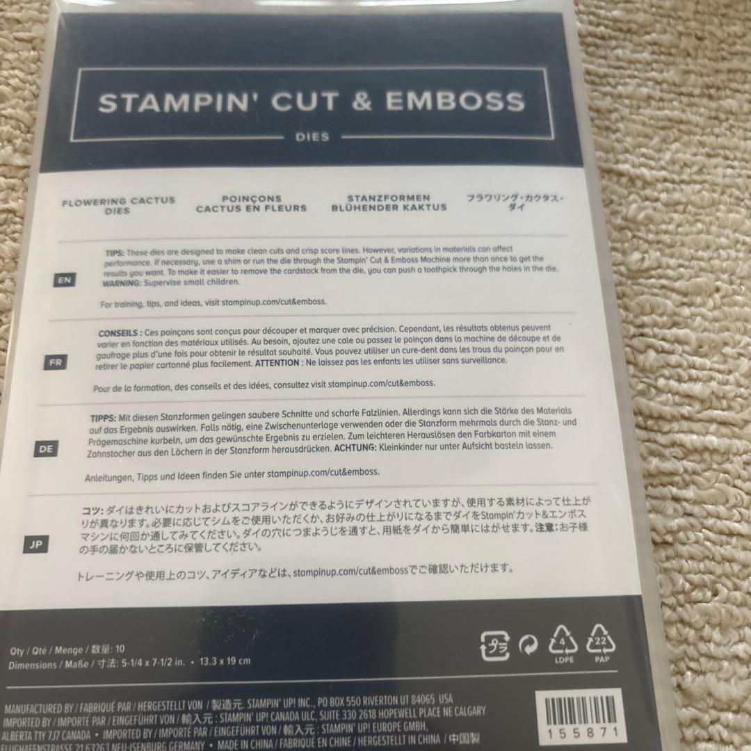 フラワリングカクタス バンドル　スタンピンアップ