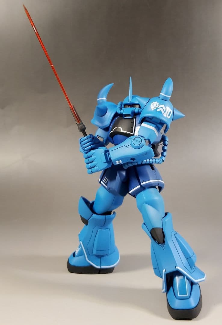 HG HGUC 1/144 グフ 改修 全塗装 完成品 ランバ・ラル