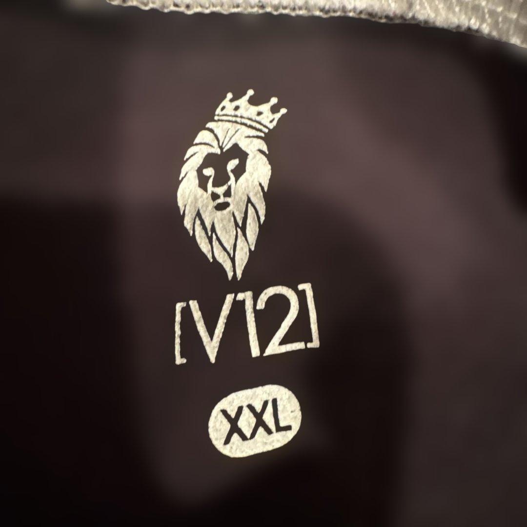 VTWELVE ブラックモックネック長袖シャツサイズXXL