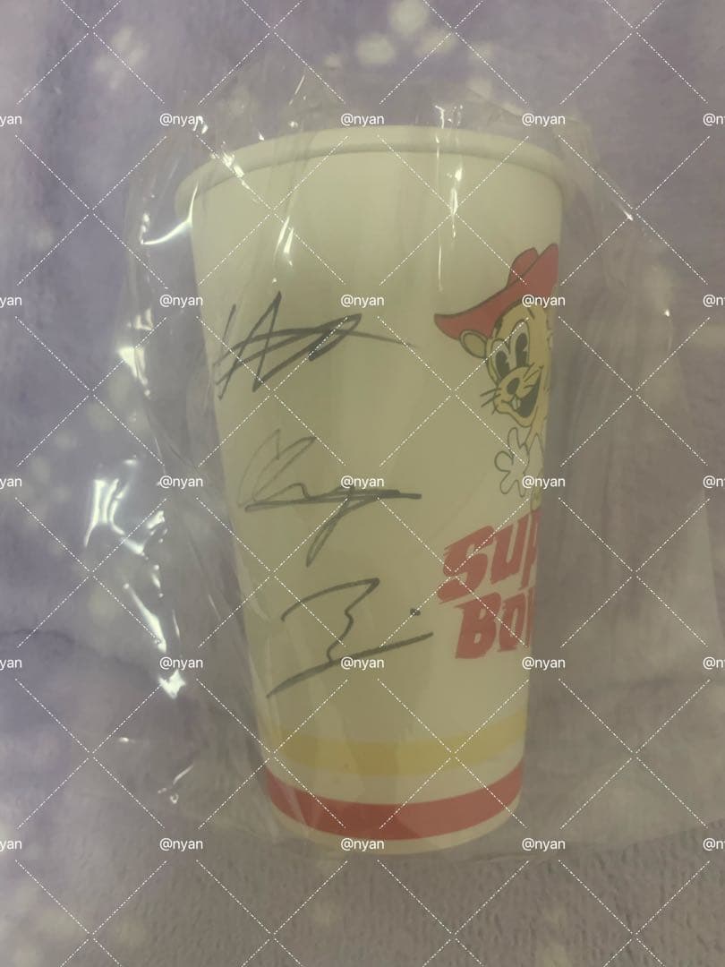 Stray Kids 全メンバー 直筆サイン入り カップホルダー