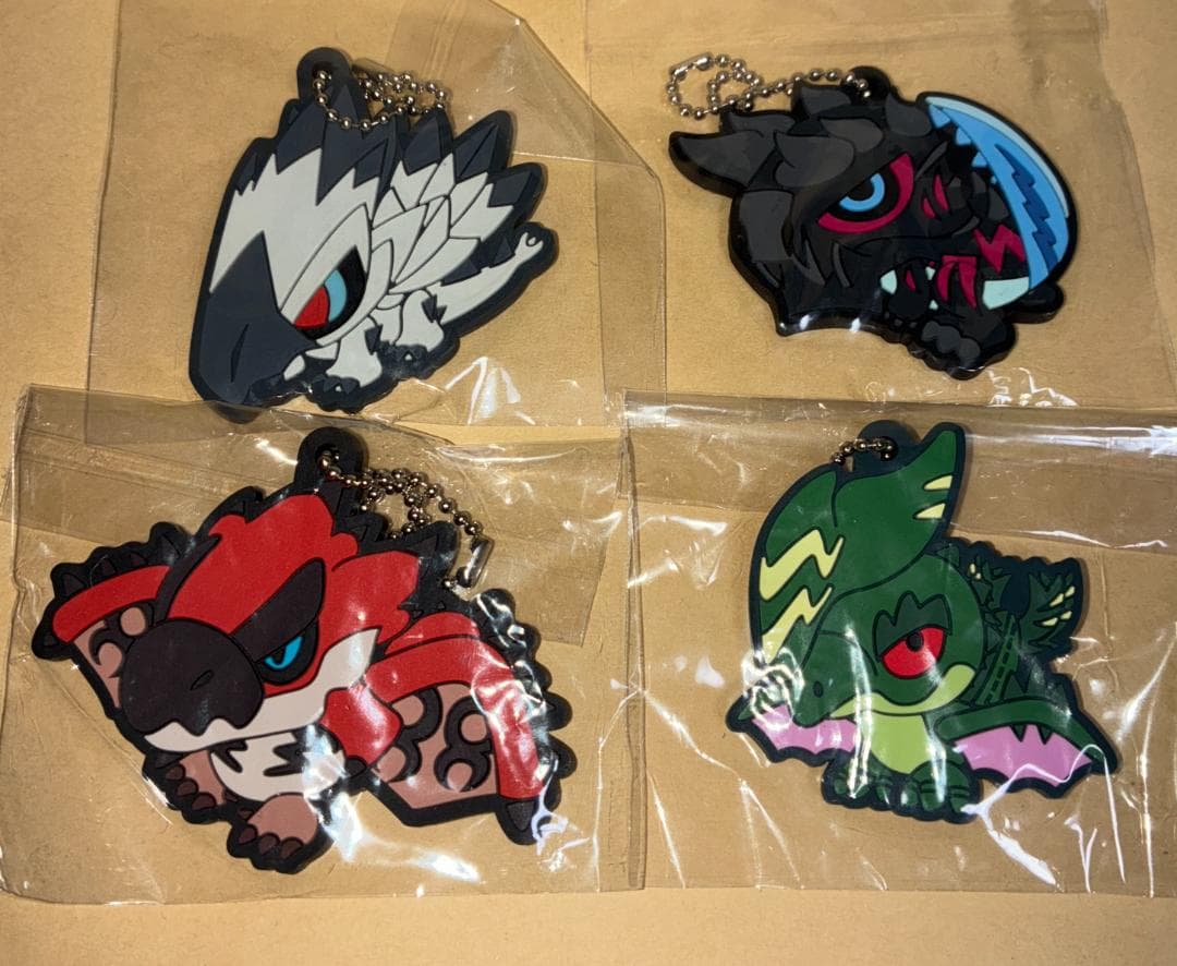 【新品】MHXX デフォルメモンスター ラバーマスコットコレクション 4種