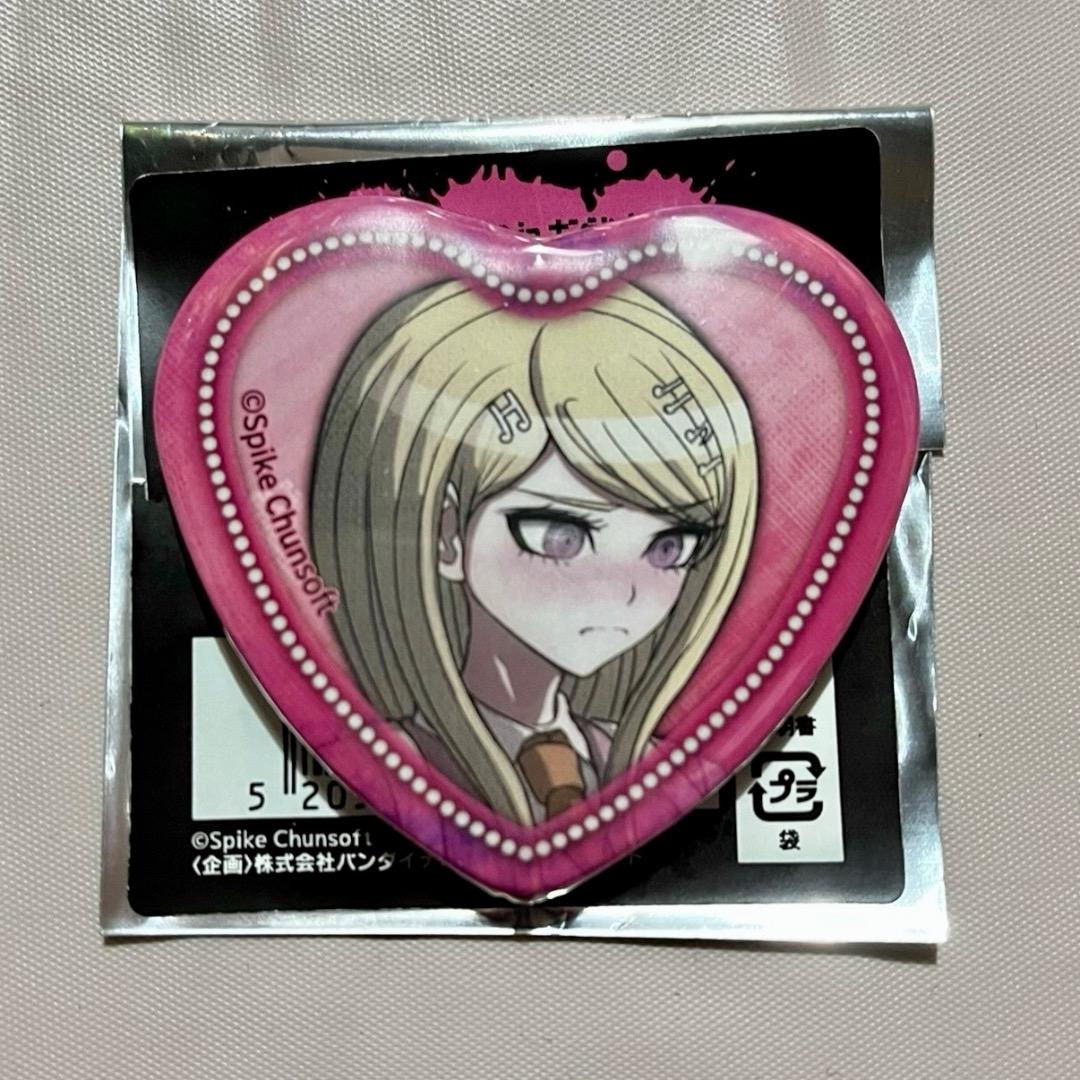 ダンガンロンパ 赤松楓 テレ顔ハート缶バッジ