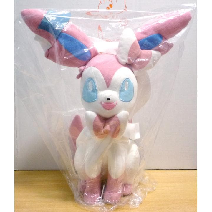 ナムコ限定 ポケモン ニンフィア でっかいぬいぐるみ 劇場版 BW