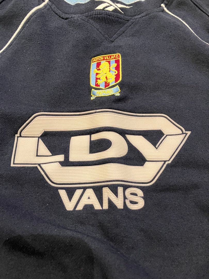 アストンビラxReebok LDV VANS スウェット 古着 プレミアリーグ