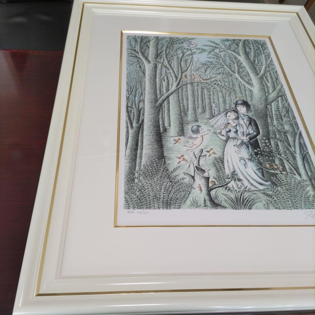 レイモン ペイネ リトグラフ 額装 ☆ 直筆サイン・エディション有り☆ 限定版画