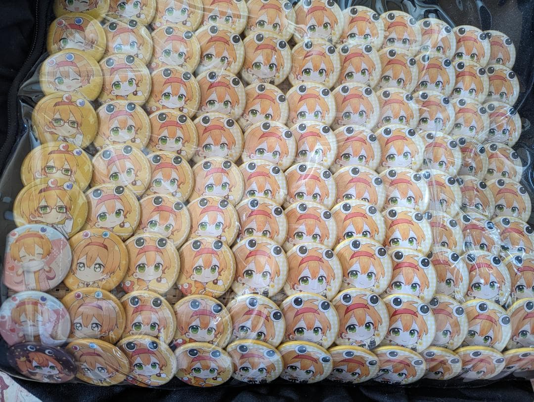 かにちゃん　缶バッジ