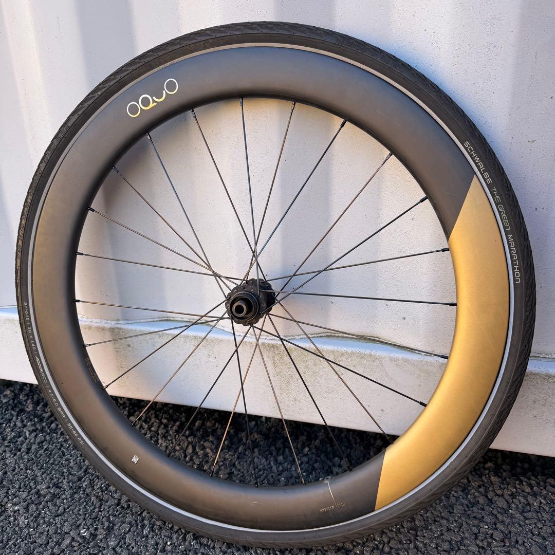 AAAZZZ999ジャンク品 カーボンホイール OQUO RP57 LTD