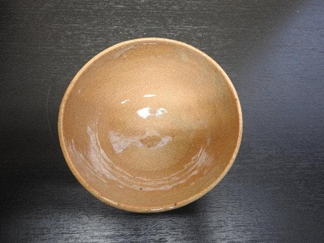 三葉葵紋入茶碗　萩焼　合わせ箱　MA264