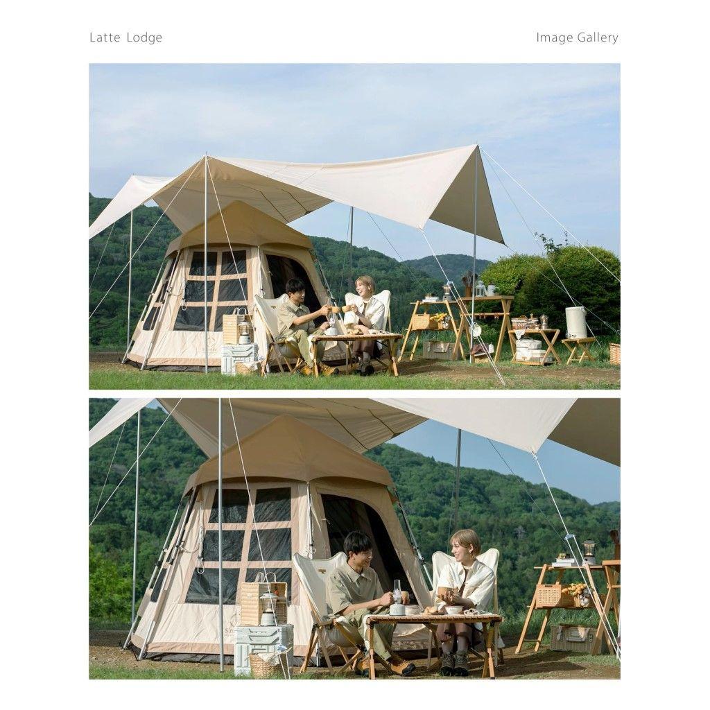 【新品】 スモア Latte Lodge ラテロッジ ワンタッチTCテント
