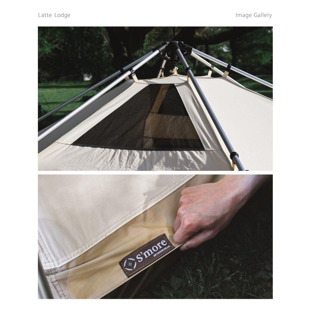 【新品】 スモア Latte Lodge ラテロッジ ワンタッチTCテント