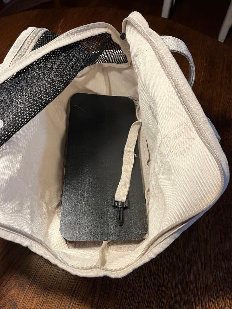 愛猫　愛犬のキャリーバッグ ホワイト　free stitch