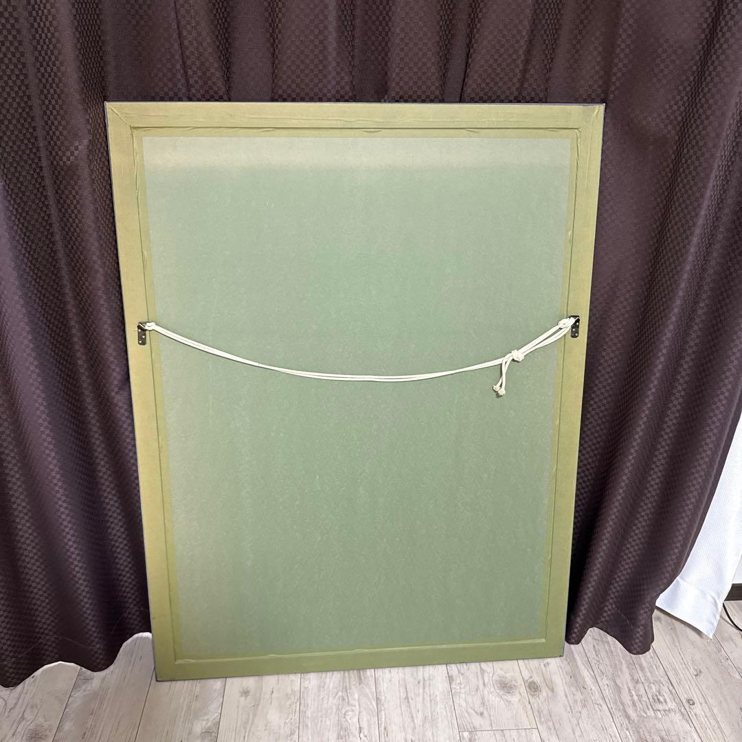 クリスチャン・ラッセン 手彩入大型版画 虎 月