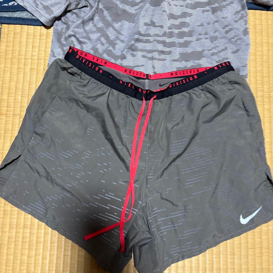Nike ランニングジャージ上下セット グレー