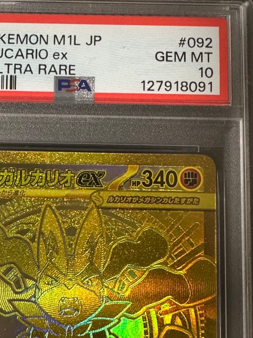 メガルカリオex MUR PSA 10