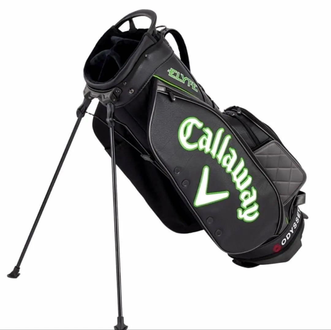【極美品】Callaway Elyte スタンドバッグ ブラック/グリーン