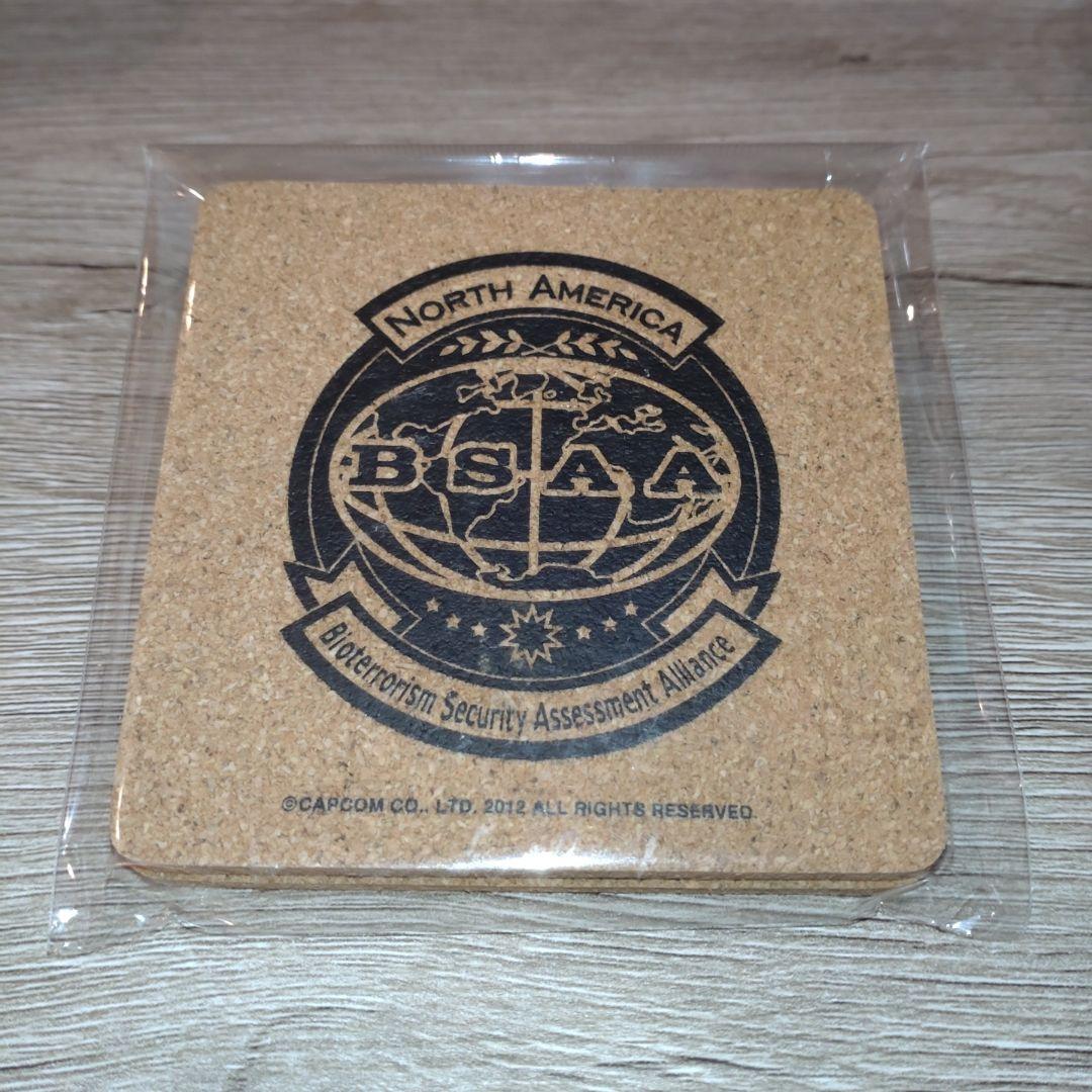 バイオハザード　BIOHAZARD　BSAA コルク製コースター　2枚未開封