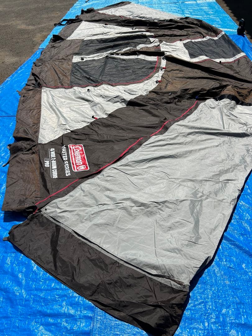 【美品】コールマン ウェザーマスター 4Sワイド2ルームカーブ　テント
