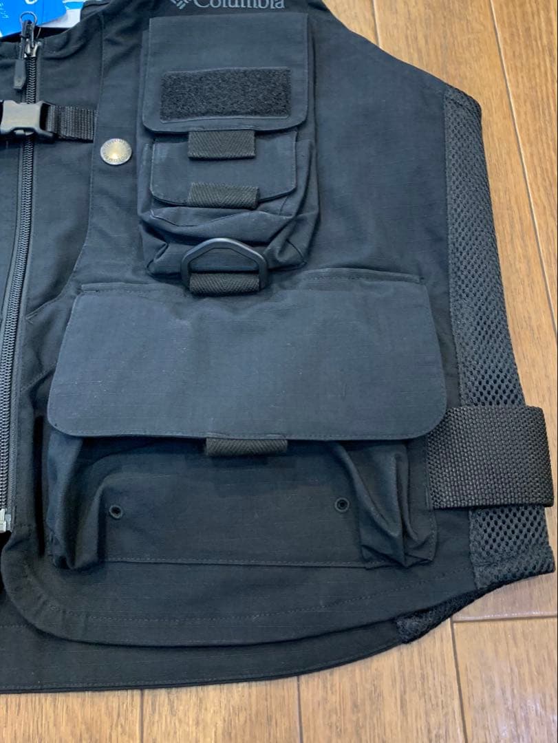 未使用タグ付 Columbia コロンビア グリーンパインス フィッシングベスト