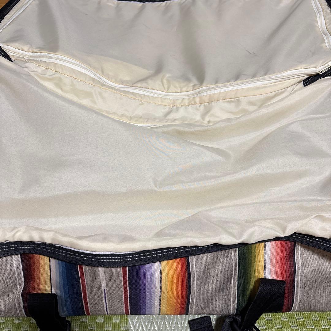 BURTON バートン　ストライプ柄 キャリー付きバックパック 内容量120㍑