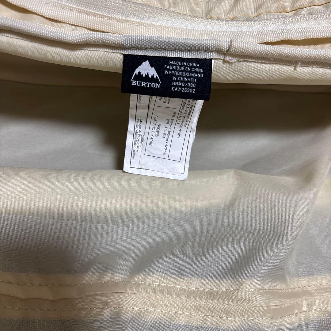 BURTON バートン　ストライプ柄 キャリー付きバックパック 内容量120㍑