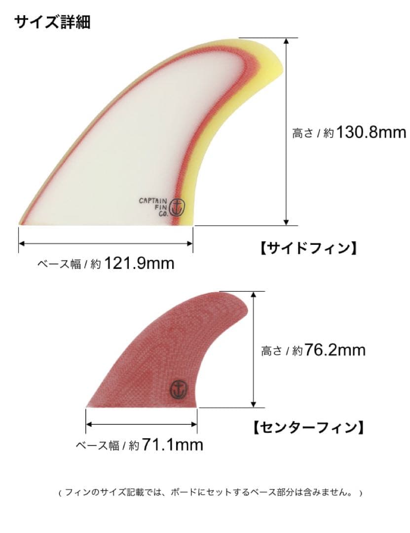 CAPTAINFIN CF TWIN es futuresツインスタビ２＋１