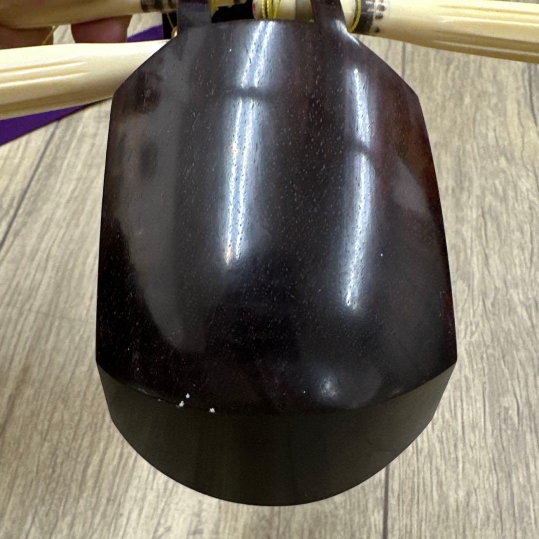 極上　糸巻　三味線　102㎝　ケース付　 東な7-1218①